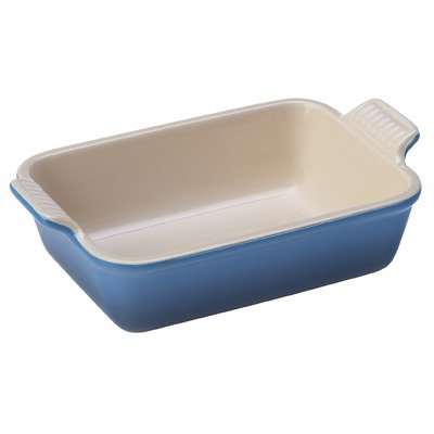 Le Creuset Heritage Stoneware 7-by-5-Inch Rectangular Dish, Marseille