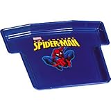 SPIDERMAN Plastic Kids T-Shirt Shaped Plate - 1 plate