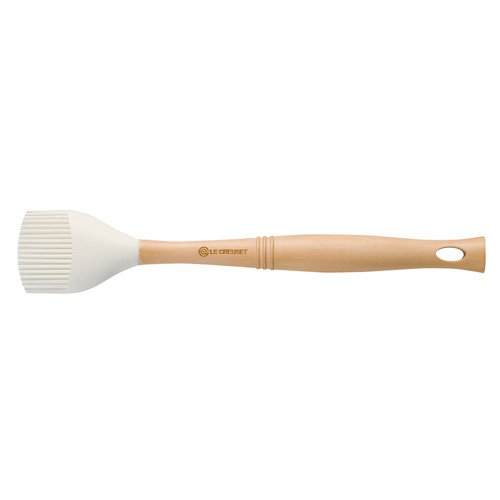 le creuset silicone basting brush, white