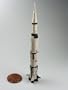 #01 Saturn V type rocket (Project Apollo) Furuta Choco Egg Astronaut/NASA Series Miniature Model