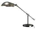 Energy Saving Gun Metal Finish Pharmacy Desk Lamp w/Bulb
