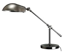 Energy Saving Gun Metal Finish Pharmacy Desk Lamp w/Bulb