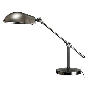 Energy Saving Gun Metal Finish Pharmacy Desk Lamp w Bulb by Century