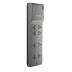Click here to buy Belkin 8 Outlet Home Office Surge Protector with Telephone Protection by Belkin.