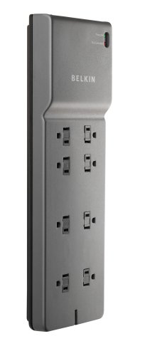Belkin BE108200-06 8 Outlet Home/Office Surge Protector with Telephone Protection Belkin BE108200-06 8 Outlet Home/Office Surge Protector with Telephone Protection