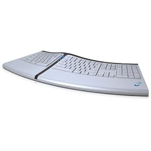 Smartfish Technologies K2418W PRO:MOTION Automatic Moving Ergonomic Keyboard (White)