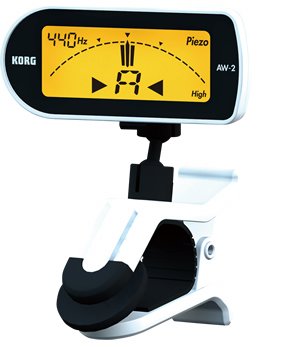 コルグ クリップ式チューナー（ホワイト）ギター・ベース用KORG CLIP-ON TUNER AW-2GWH