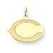 14K Chicago Bears Med C Charm