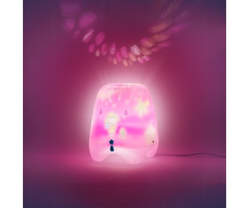 Karussell Lampe, rot, Feenwelt, animierte Lichtprojektion 