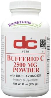 DC Labs - Buffered C Powder (2,500 mg Per Teaspoon) - 8 Ounces