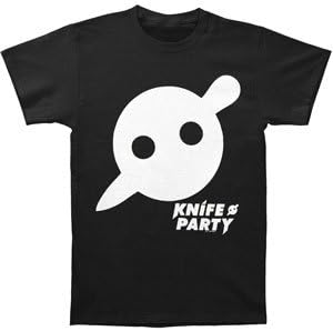 Knife Party Stabbed Circle Men's Slim Fit T-Shirt (X-Large)
