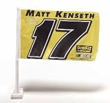 Matt Kenseth #17 Car Flag W/Wall Brackett Set Of 2