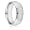 Titanium 8mm Classic Dome Polished Comfort Fit Wedding Band (Size 7)