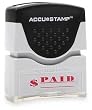 Stamp,Message,Paid w/Box Legend Cosco 038767