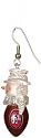 San Francisco 49ers NFL Snowman Football Earrings (1.5")