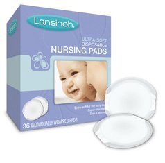 Lansinoh Ultra Soft Disposable Nursing Pads 36 ct (Quantity of 5)