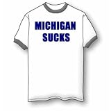 Michigan Sucks Ringer T-Shirt