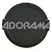 Adorama Snap-On - Lens cap - black - plastic