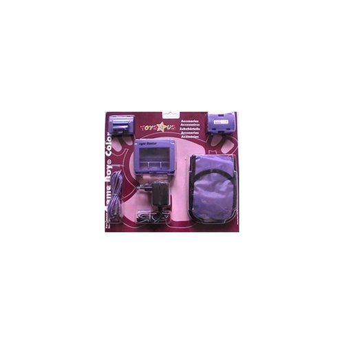 Childrens Toyshop  Video Games : IN CAR - Pack 3 - Travel Pouch, A/C Adaptor, Link Cable, Car Adaptor, Mini Light Purple