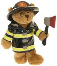 Fireman Teddy Bear With Axe