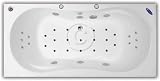 Kitchen & Home Online Shop Ranking 29. Pegasus Helena Chromotherapy Whirlpool Bath with Hydro, 1900x900mm