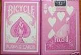 2 Deck Set Bicycle Pink on Pink Playing Cards