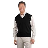 Port Authority Fine-Gauge V-Neck Sweater Vest