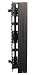 All Products : Leviton 4940L-VFO Vertical Front OnlyCable Management, 5" Channel x 40" Long. Black Snap-On Cover