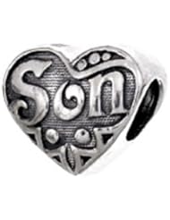 Sterling Silver Son Heart Zable Bead BZ224.994.99