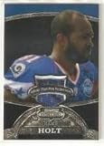 2008 Bowman Sterling Black Refractors #90 Torry Holt - St. Louis Rams (Piece of Authentic Jersey - Serial #d to 50) (Football Cards)