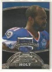 2008 Bowman Sterling Black Refractors #90 Torry Holt - St. Louis Rams (Piece of Authentic Jersey - Serial #d to 50) (Football Cards)