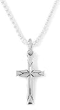 Sterling Silver Small Latin Cross Pendant by Bob Siemon, 18