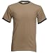 Fruit of the Loom plain ringer t-shirt