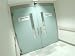 Closed Green Door to Intensive Care Unit Photographic Poster Print, 24x18