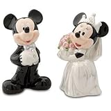 Disney Parks Mickey & Minnie Bride & Groom Salt & Pepper Shakers / Cake Toppers (come sealed) - Disney Parks Exclusive & Limited Availability