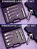 ADC Miller Fiberoptic and Standard Layngoscope Sets, (Model 4089F)