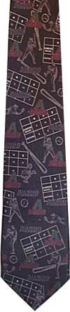 Arizona Diamondbacks MLB Baseball neckties