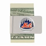 MLB Sculpted & Enameled Pewter Moneyclip - New York NY Mets Money Clip