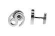 Stainless Steel Zodiac Cancer Stud Earrings - 10mm - 14G - Sold as a Pair