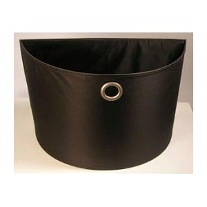 Medium Storage Tote - Black Closet Organizer by Richards