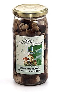 Straw Mushrooms Canned in Water 11.6 oz by Apilcina