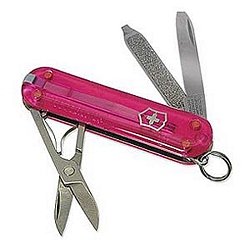 Swiss Army Classic SD Knife, Translucent Pink