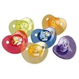 Nuby Brites Combo pacifiers + clip 0-6 months... by Nuby