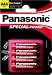 Panasonic AAA Pack of 4 Zinc Carbon Batteries