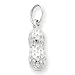 Sterling Silver Solid Small Peanut Charm