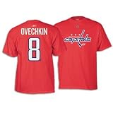 Capitals - Reebok NHL Player Tee - Big Kids - Ovechkin, Alexander ( sz. XL, Red : Ovechkin, Alexander : #8 : Capital )