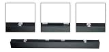 Action ACBX01 - 1 Butt/1 Shaft Black Pool Cue Box Case