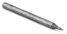 Niagara Cutter 059570 Square End Mill .005 Flute, 1 1/2 L, 1/8 Shank, Carbide, 2xFL