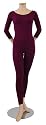 Extensions by Trienawear TR2042-C Adult 3/4 Sleeve Unitard Cotton Spandex
