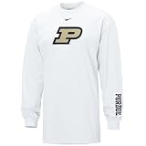 Nike Purdue Boilermakers White Classic Logo Long Sleeve T-shirt